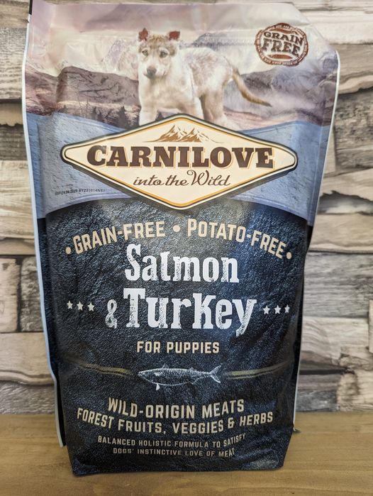 carnilove salmon & turkey puppy