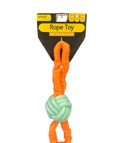 Rope Toy with Stretchy Handle