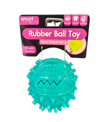 Rubber Treat Dispensing Ball Toy