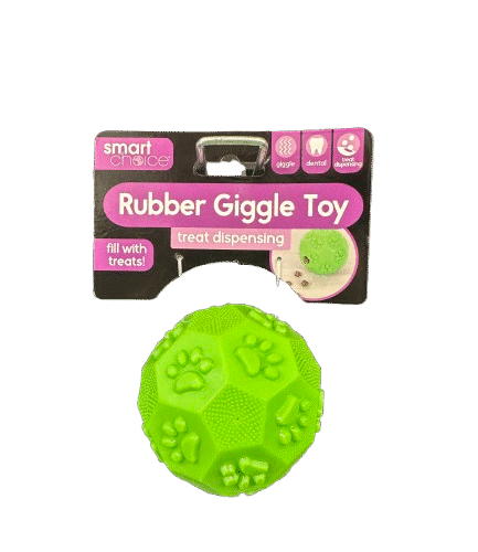 Rubber Treat Dispensing Giggle Toy